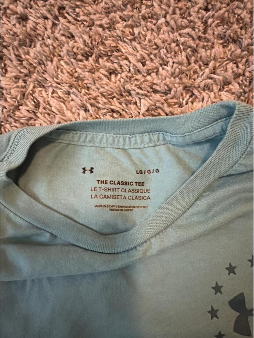 Under Armour Women’s Large Classic Tee Freedom Graphic T-Shirt L - Picture 3 of 3